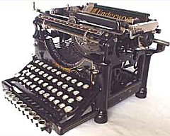 máquina de escribir