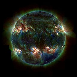 Imagen de la fotósfera del sol