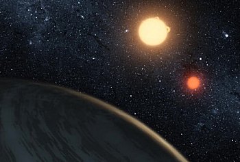 Concepto artístico de Kepler–16b