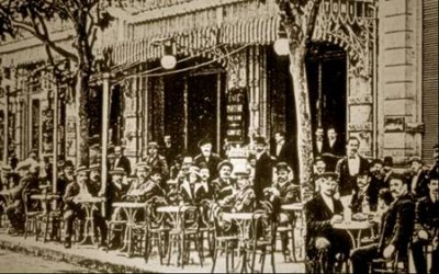 Imágenes históricas del “Café Tortoni”