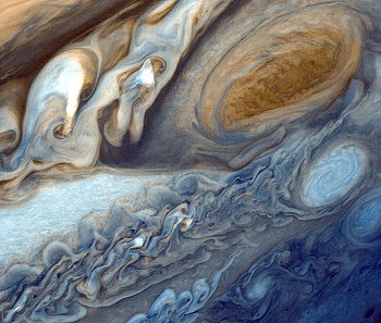 Imagen de la gran mancha roja de Júpiter