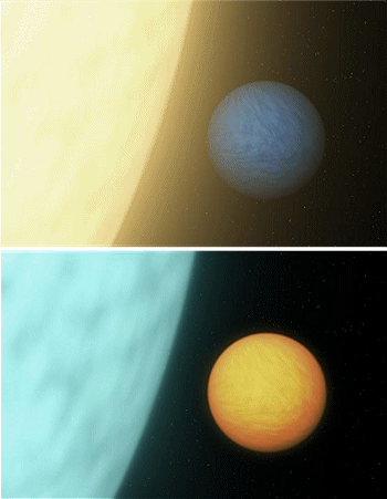 Concepto artístico de 55 Cancri e