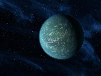 Concepto artístico de Kepler-22b