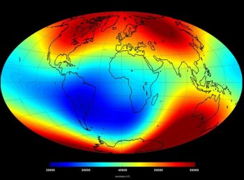 El escudo magnético de la Tierra en junio